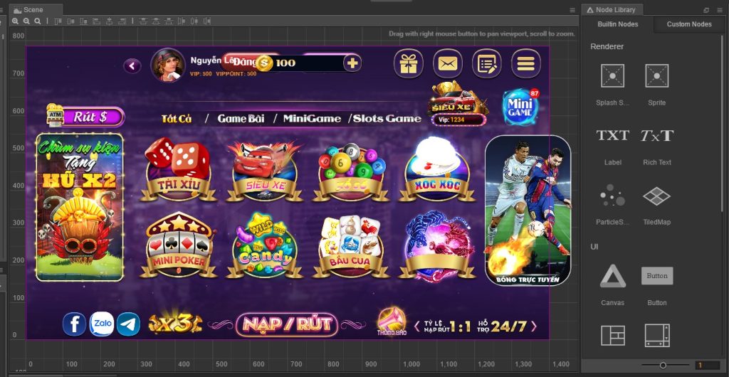 Giao diện Thánh nổ - bancodegamebai.info